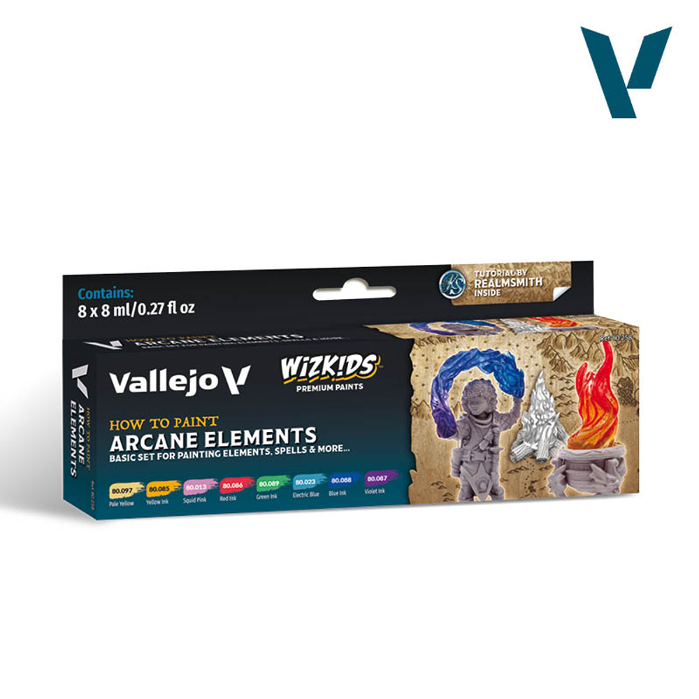 WIZKIDS PREMIUM SET BY VALLEJO: ARCANE ELEMENTS WIZKIDS PREMIUM SET BY VALLEJO: ARCANE ELEMENTS