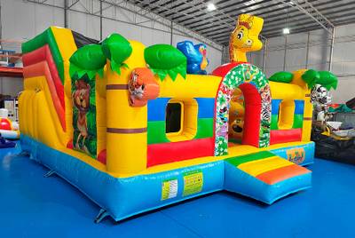 Коммерческий надувной батут «Сафари-экскурсия 2», 5x5x2.8 м.