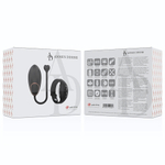 Черное виброяйцо с пультом-часами (Цвет: черный)