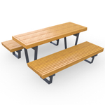 Стол уличный с лавками Rail Road 02