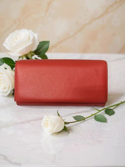 Компактный кошелек натуральная кожа