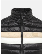 Жилет муж. KARL LAGERFELD 505403 черный полоса бежево-белым