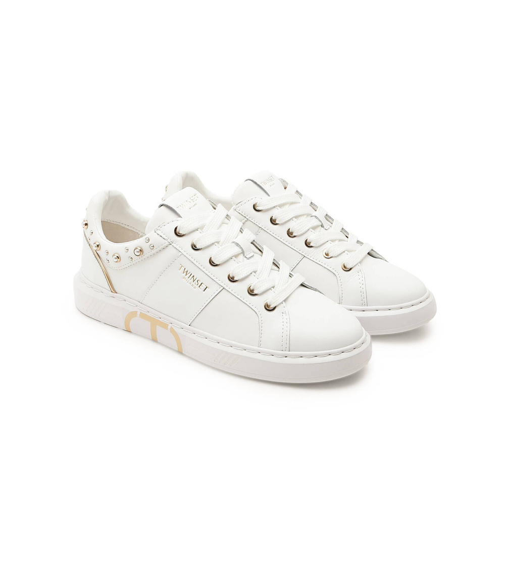 Кроссовки TWINSET - белый(231TCP060)