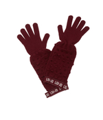 Хлопковые перчатки Liu Jo - бордовый(269051 M0300)