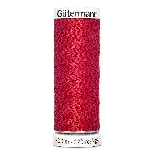 Нитки универсальные Gutermann Sew-all 100 (200 метров), 5 кат. | 365 ярко-алый