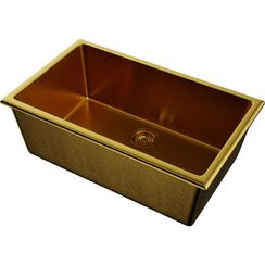 Мойка Omoikiri Okinoshima 76-U/I-G Matt Natceramic/золото