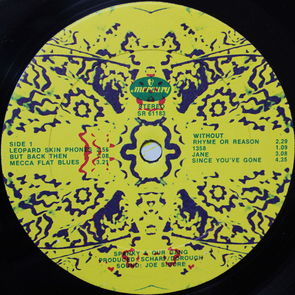 Spanky & Our Gang / Anything You Choose B/W Without Rhyme Or Reason (LP)