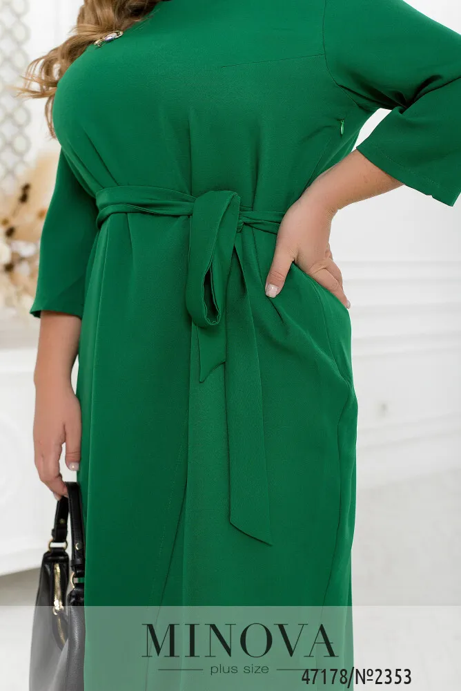 Платье 2353-зеленый Minova