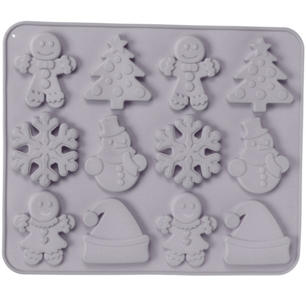 Форма силиконовая «Новогодняя сказка» 23,6*20*1,1см