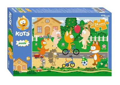 Макси-пазл 24эл. "Котэ" (Биг Папа) (С/м) (Степ пазл)