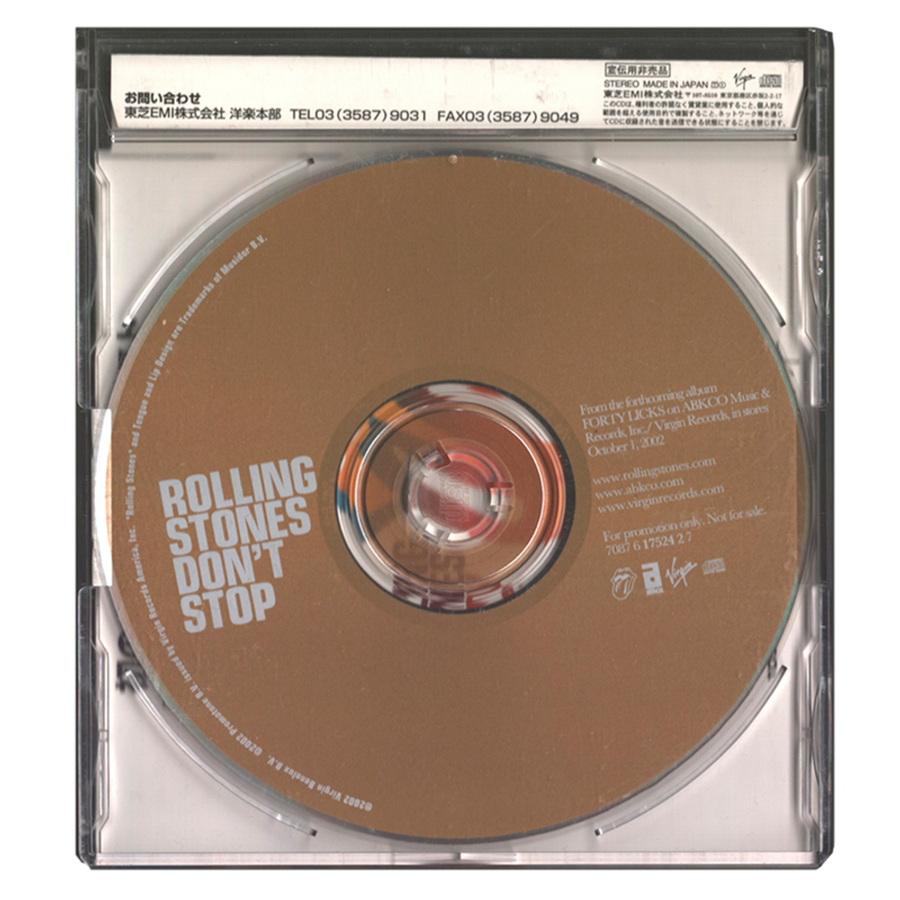The Rolling Stones / Don't Stop (CD Single)