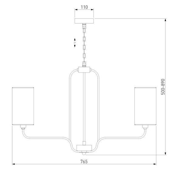 Подвесная люстра Eurosvet Purezza 60128/6 золото