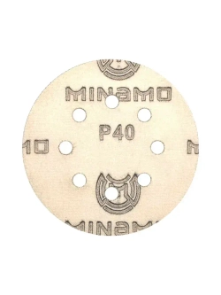 125мм P40 10шт. Шлифовальный абразивный круг для шлифовки под липучку Minamo Soft Matter PB
