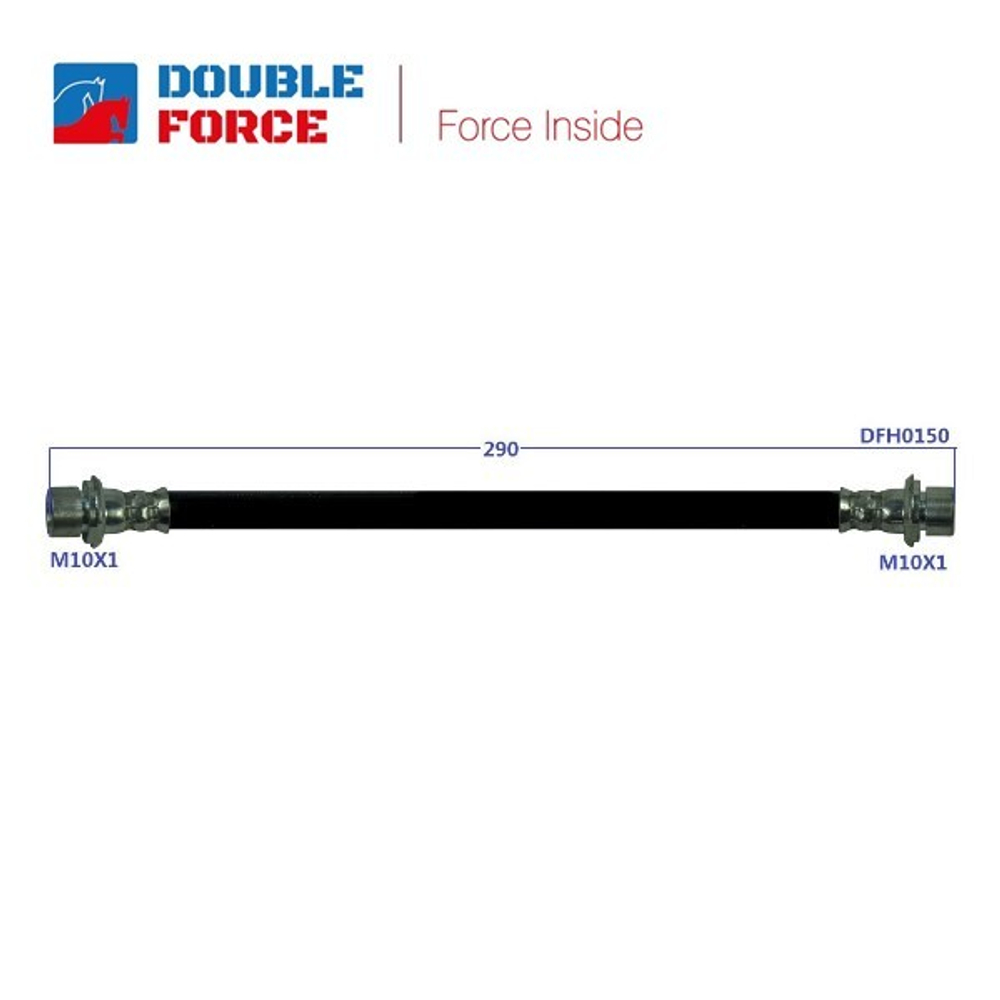 Шланг тормозной Double Force DFH0150