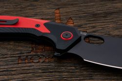 Нож складной CJRB Caldera, клинок 90мм, сталь AR-RPM9, рукоять G10 красный