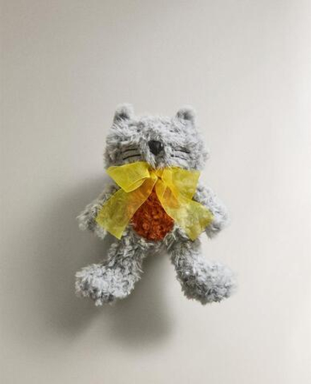 ZARA HOME МЯГКАЯ ИГРУШКА «КОТ», СЕРЫЙ