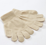 Перчатки "Однотонные", бежевый, р-р 15 (6-8 лет) 5133464 (MINAKU), 1 шт.