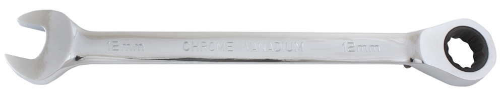 W106112 (W60112) Ключ гаечный комбинированный трещоточный с реверсом, 12 мм