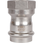 ROMMER Переходник с ВР 42x1 1/2" из нержавеющей стали прессовой