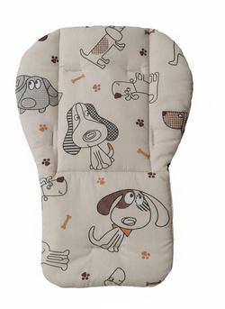 Вкладыш-матрасик в стульчик для кормления, коляску, качели