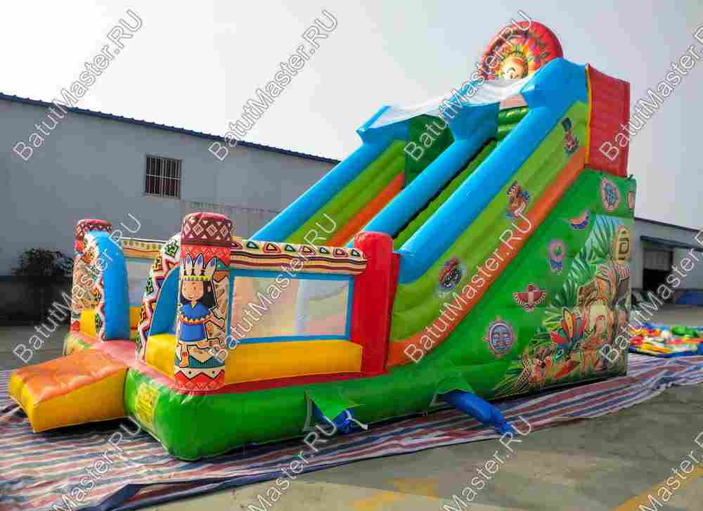 Надувная горка "Индиана" 7*4*6 м