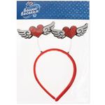 Ободок-антенки «Сердечки с крыльями», 22*22 см