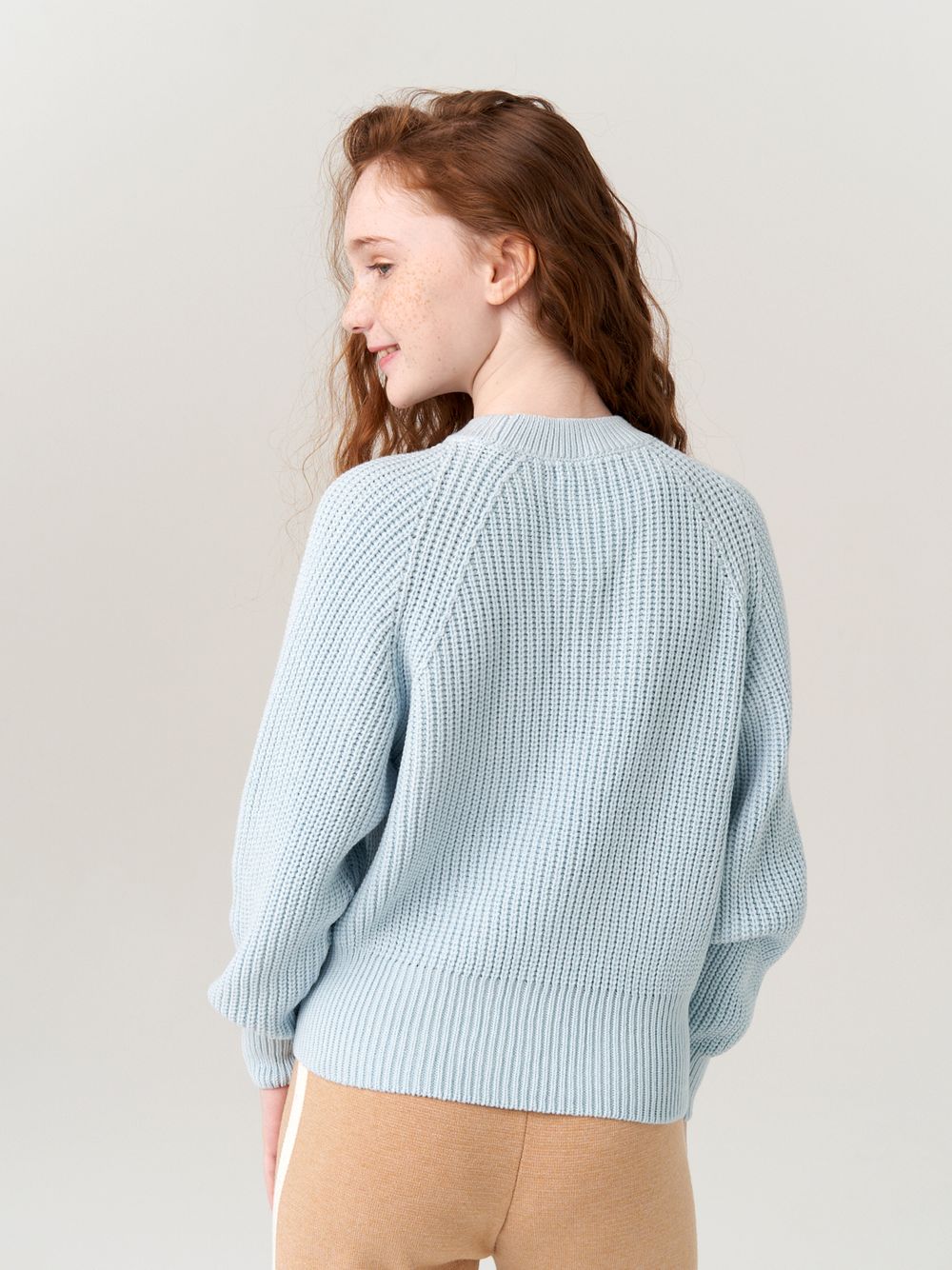 Джемпер для девочки AT1001 небесно-голубой