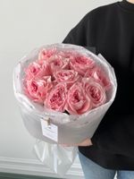 Букет из одноголовой пионовидной розы 11 шт