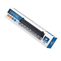 ULB-Q283 20W-4000K BLACK Светильник-прожектор светодиодный трековый. Линейный. 1600 Лм. Белый свет 4000К. Корпус черный. ТМ Volpe