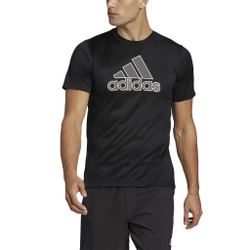 Мужское теннисное поло adidas BOS Primeblue T-Shirt Men - Black