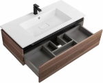 Тумба с раковиной Cezares Slider 100 SLIDER-1000-1C-SO-NA орех дымчатый