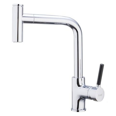 Смеситель для кухни, Frap, выдвиж излив, с картриджем, хром, F6044