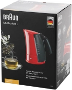 Электрочайник Braun Mquick 3 WK 300 Red (q)