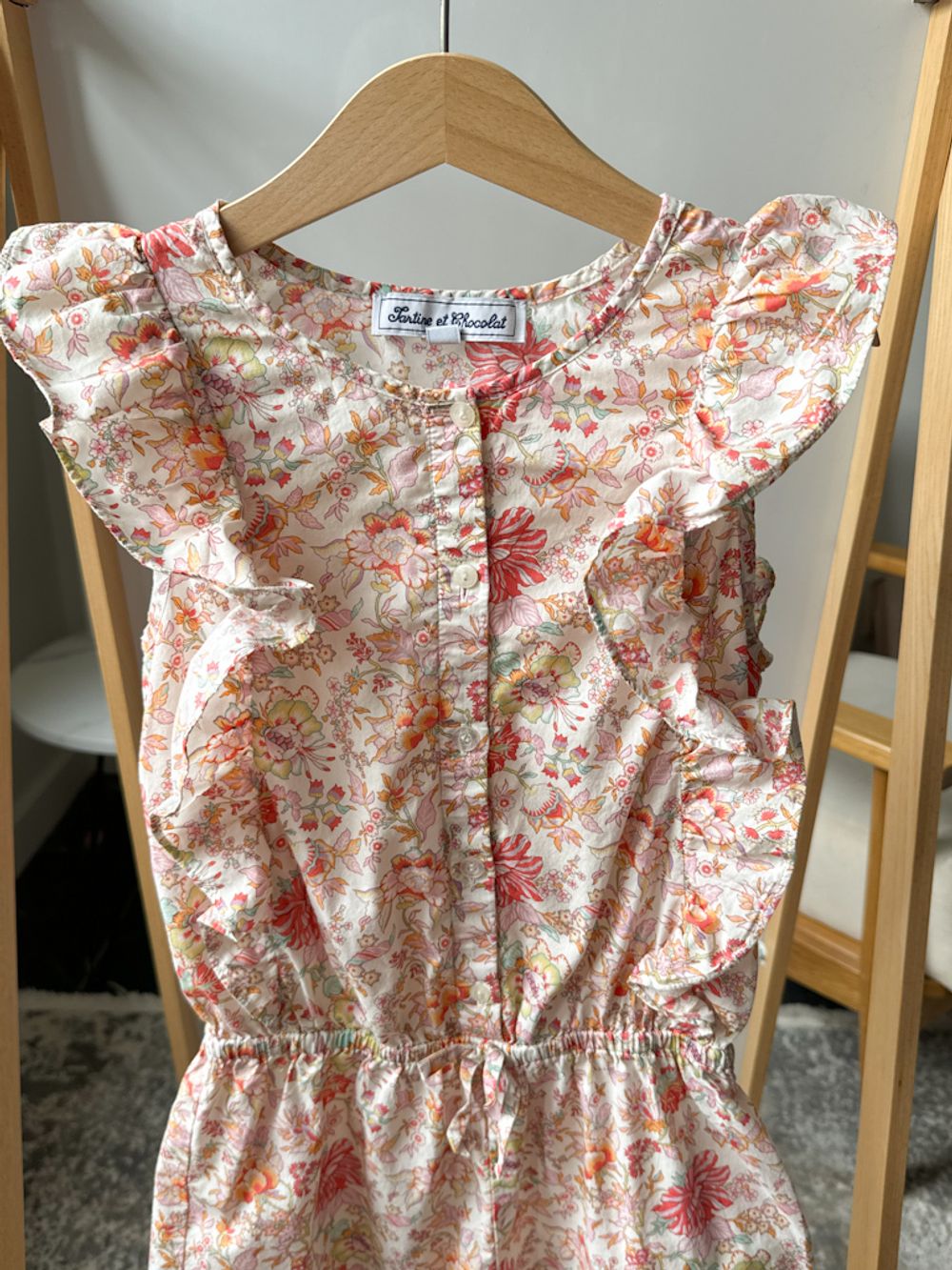 Хлопковый комбинезон Tartine et Chocolat, 128