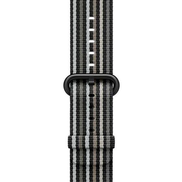 Ремешок COTEetCI W30 Nylon Rainbow Band (WH5251-BG-38) для Apple Watch 38мм/ 40мм Черно-Графитовый