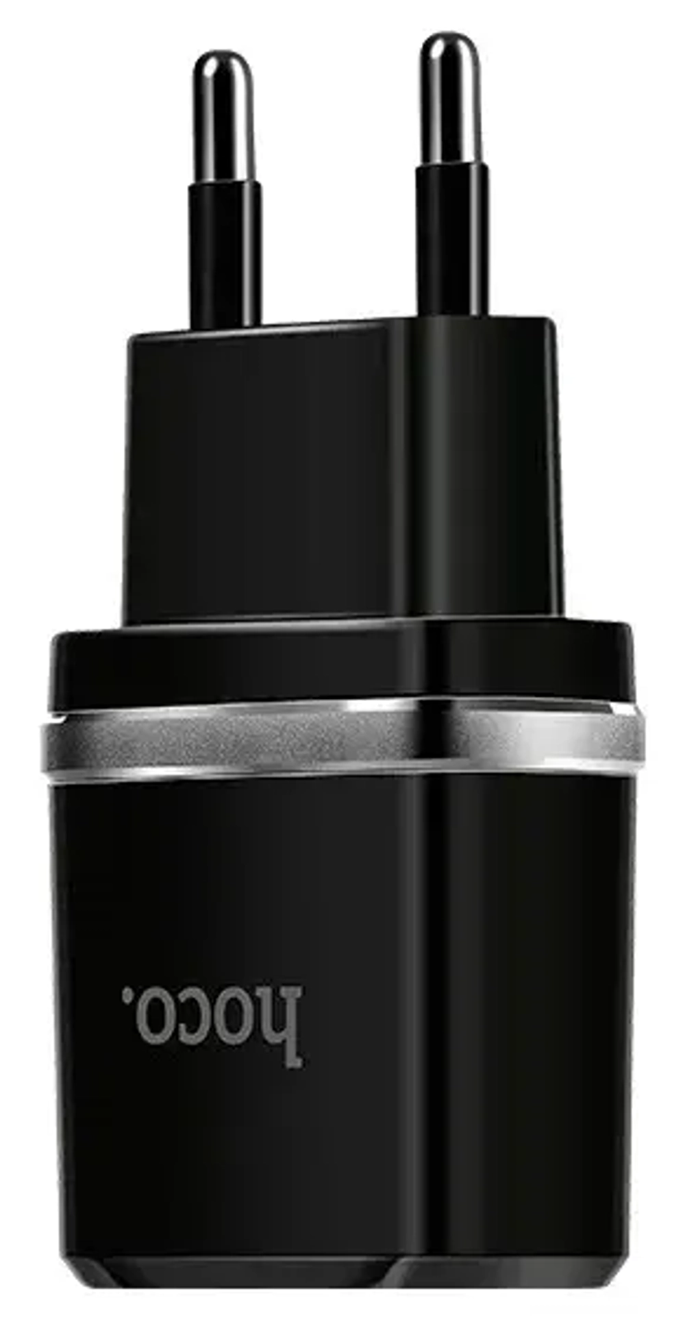 СЗУ USB Hoco C12 (12W, 2 порта) Черный