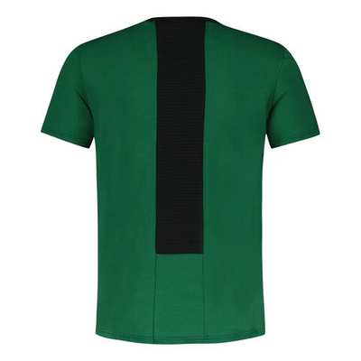 Мужское теннисное поло Le Coq Sportif Tech N°1 T-Shirt Men - Dark Green, Black