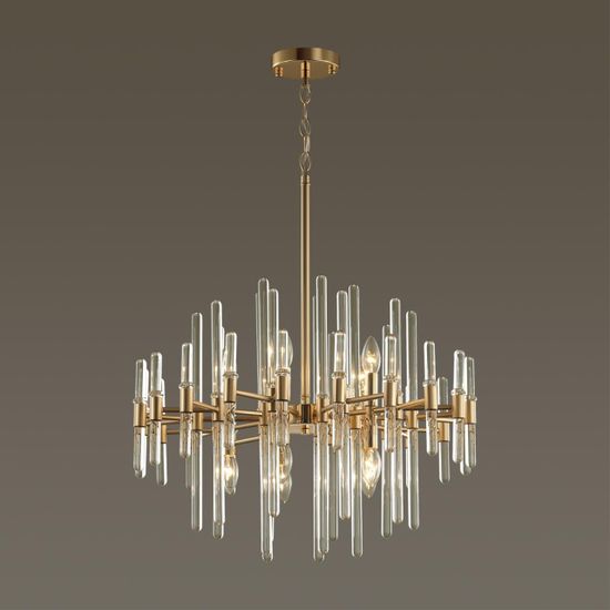 4988/10 HALL ODL22 661 золотой/стекло Люстра E14 10*40W STIKA