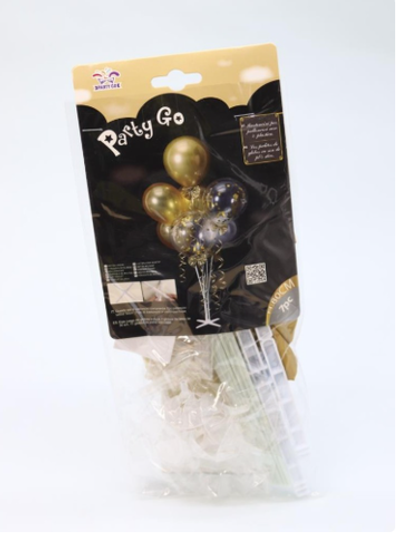 Набор воздушных шаров 7 шт. + стойка 110 см "Golden glow"