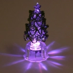 Фигурка с подсветкой «Елочка сияющая», 8 см