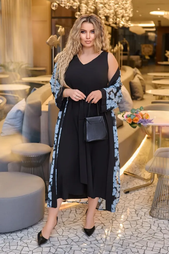 Платье с кардиганом УК-2354 Fabrika