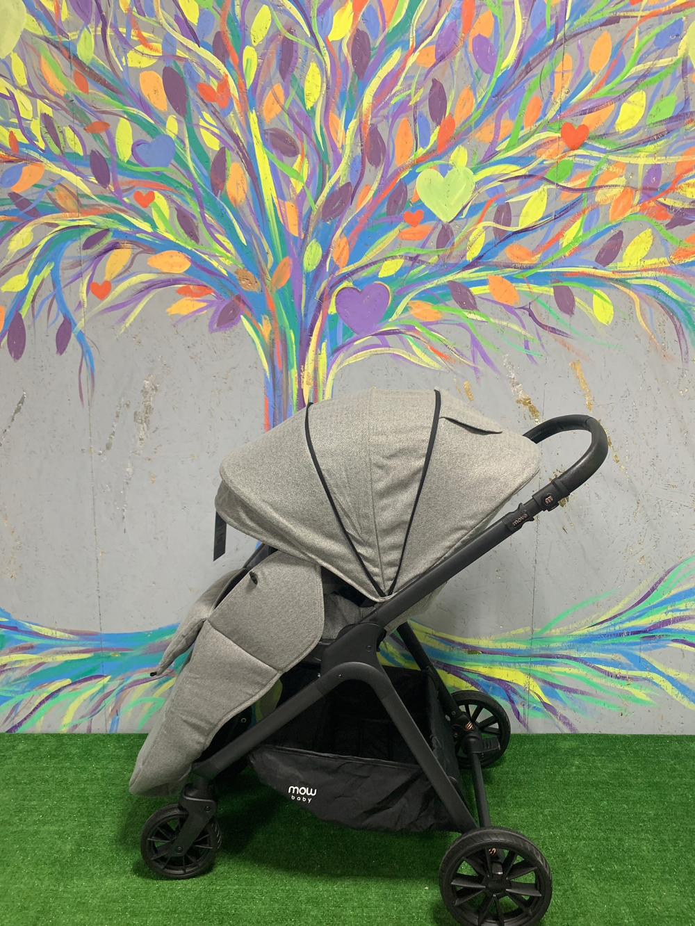 Коляска детская MOWBaby "MOVE" MB400 Silver
