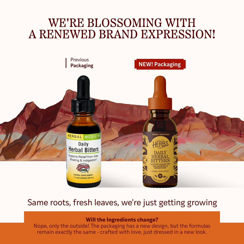 Herbs Etc., Daily Herbal Bitters™, 30 мл (1 жидк. унция)