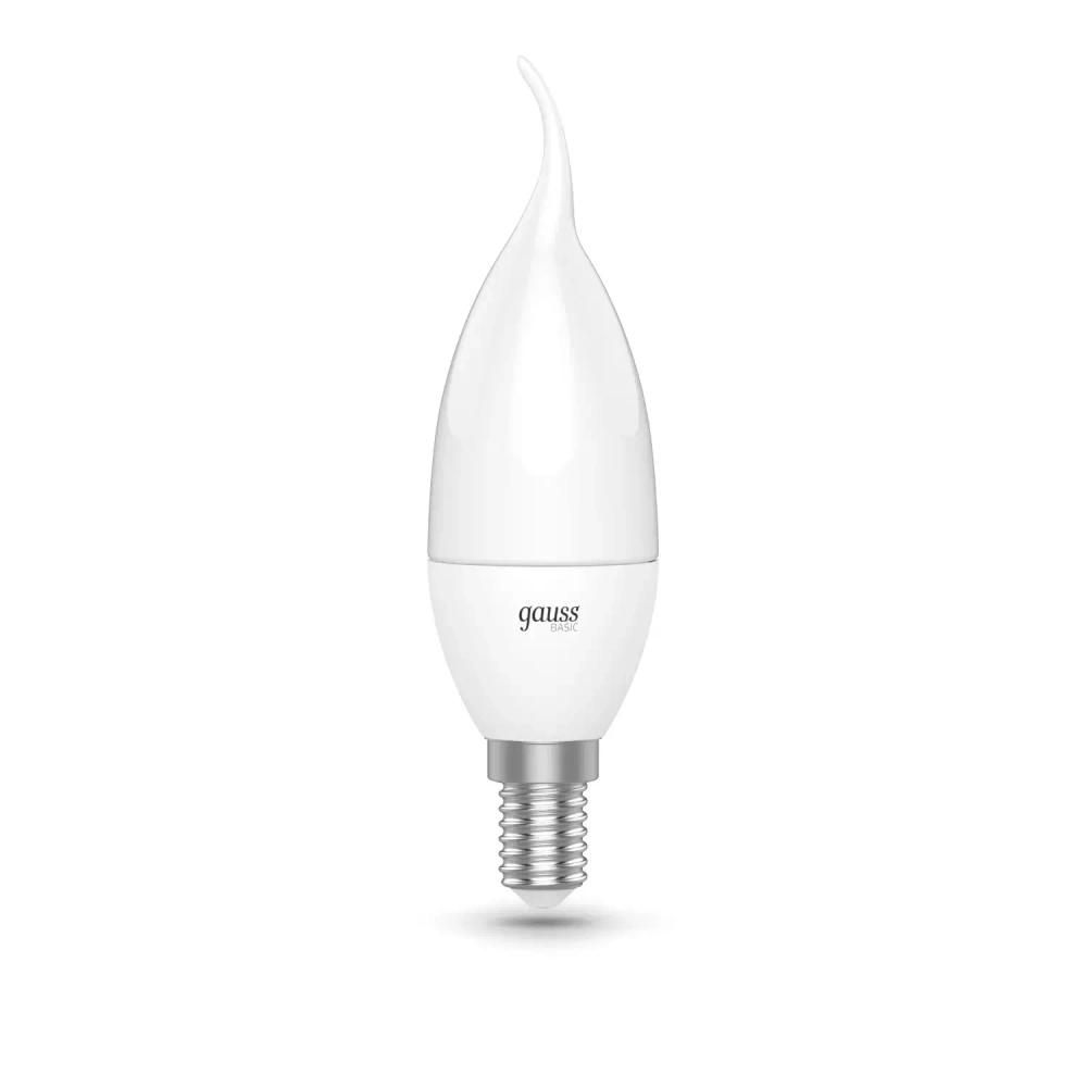 Лампа Gauss LED Basic Свеча на ветру 5.5W E14 420lm 4100K  1034126