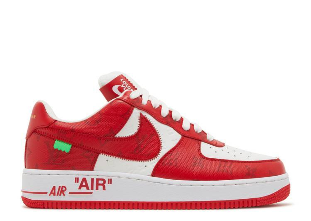 Louis Vuitton X Air Force 1 Low "White Comet Red"