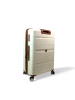 Большой чемодан Mironpan 23102, Молочный, XL