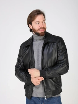 Кожаная куртка демисезонная