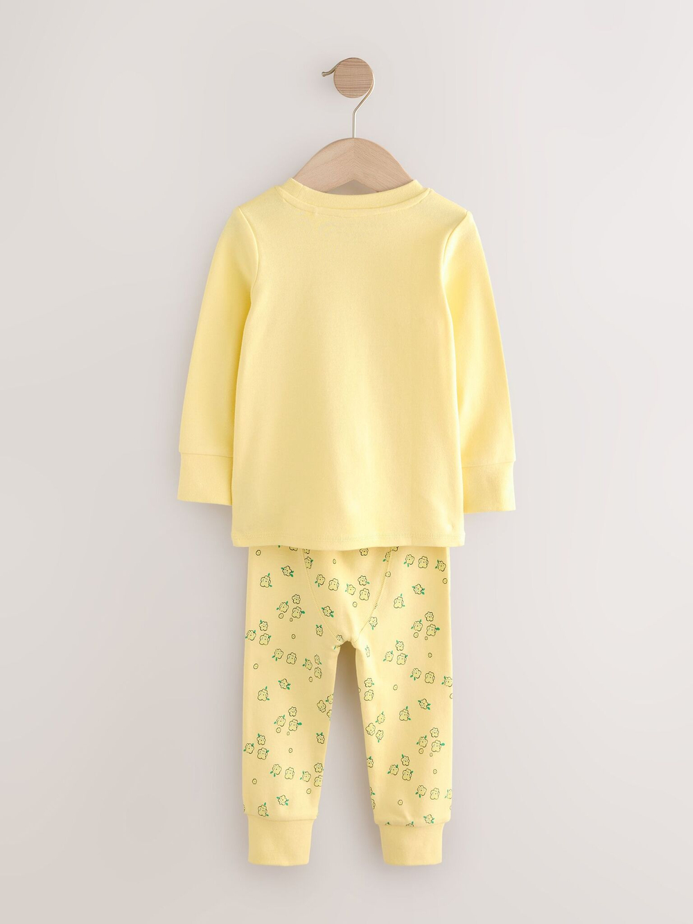 Пижама для девочки Next AJ8-346, 3 шт., Розовый, Светло-желтый, Голубой