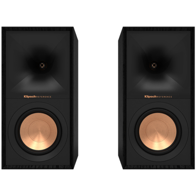 Klipsch Reference R-50M Bookshelf Speakers, Black, Pair