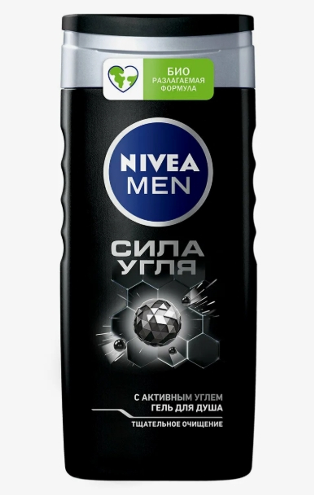 NIVEA MEN ГЕЛЬ ДЛЯ ДУША СИЛА УГЛЯ 250мл*12